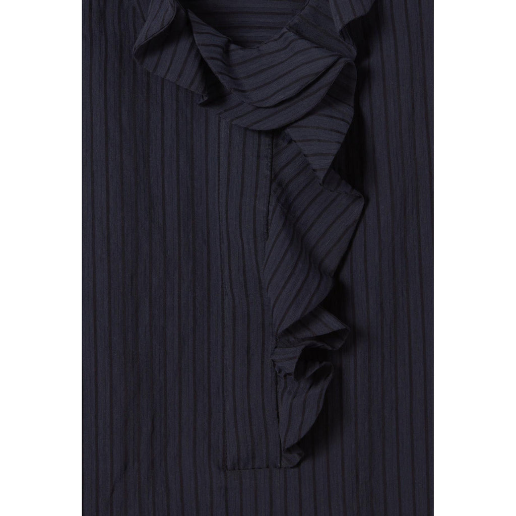 Robe Rayures Volants Marine
