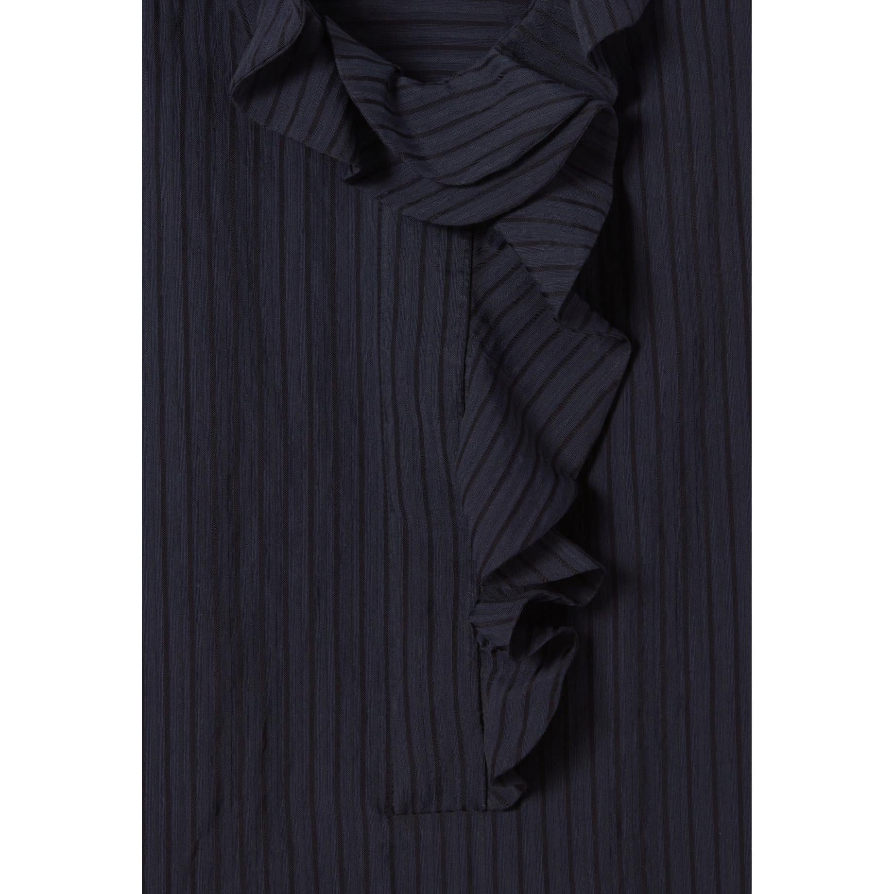 Robe Rayures Volants Marine