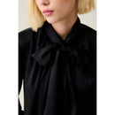 Claudie Pierlot - Vestido fluido Cuello negro