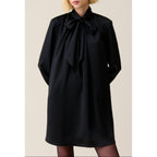 Claudie Pierlot - Vestido fluido Cuello negro