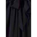 Robe Fluide Col Lavallière Noir