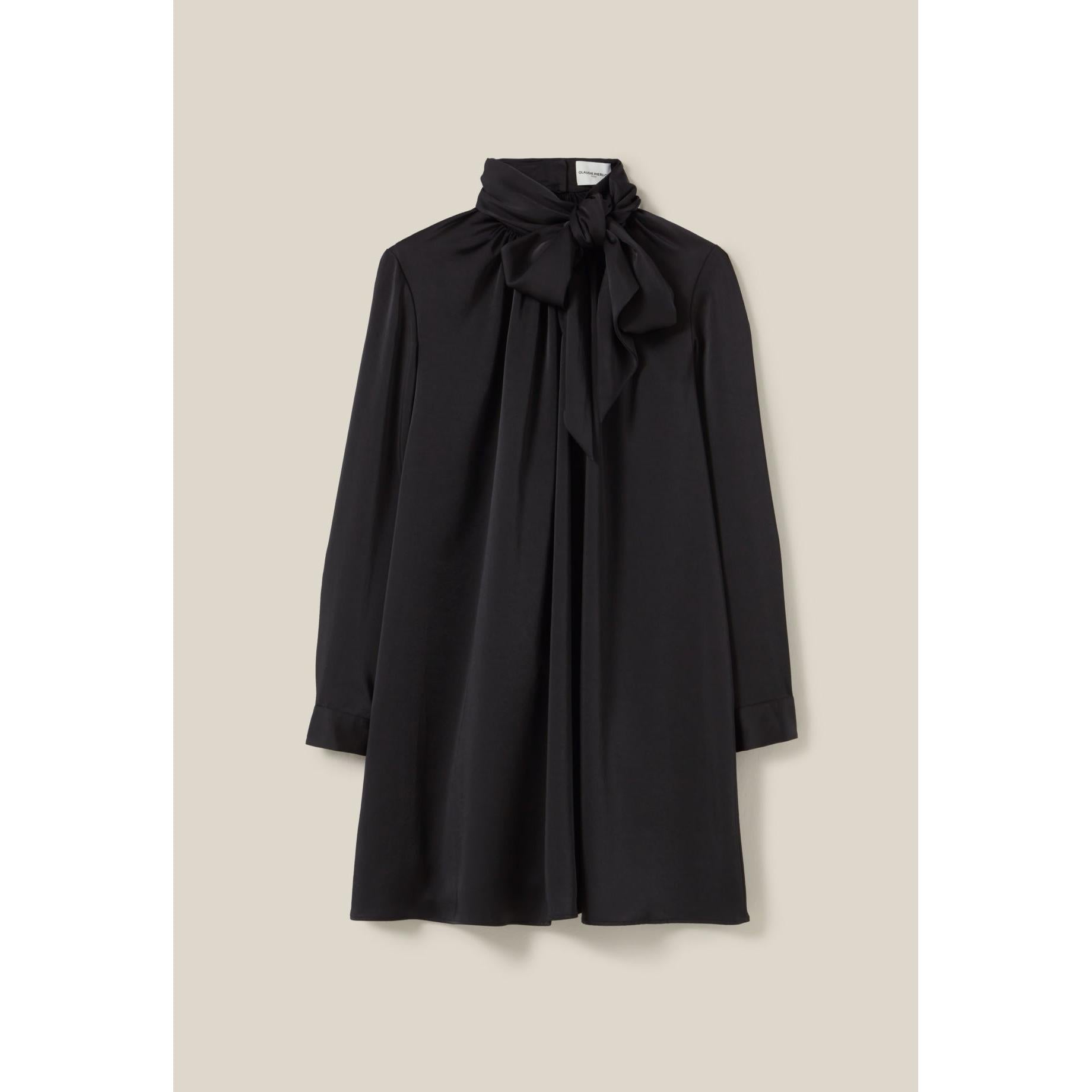 Claudie Pierlot - Vestido fluido Cuello negro