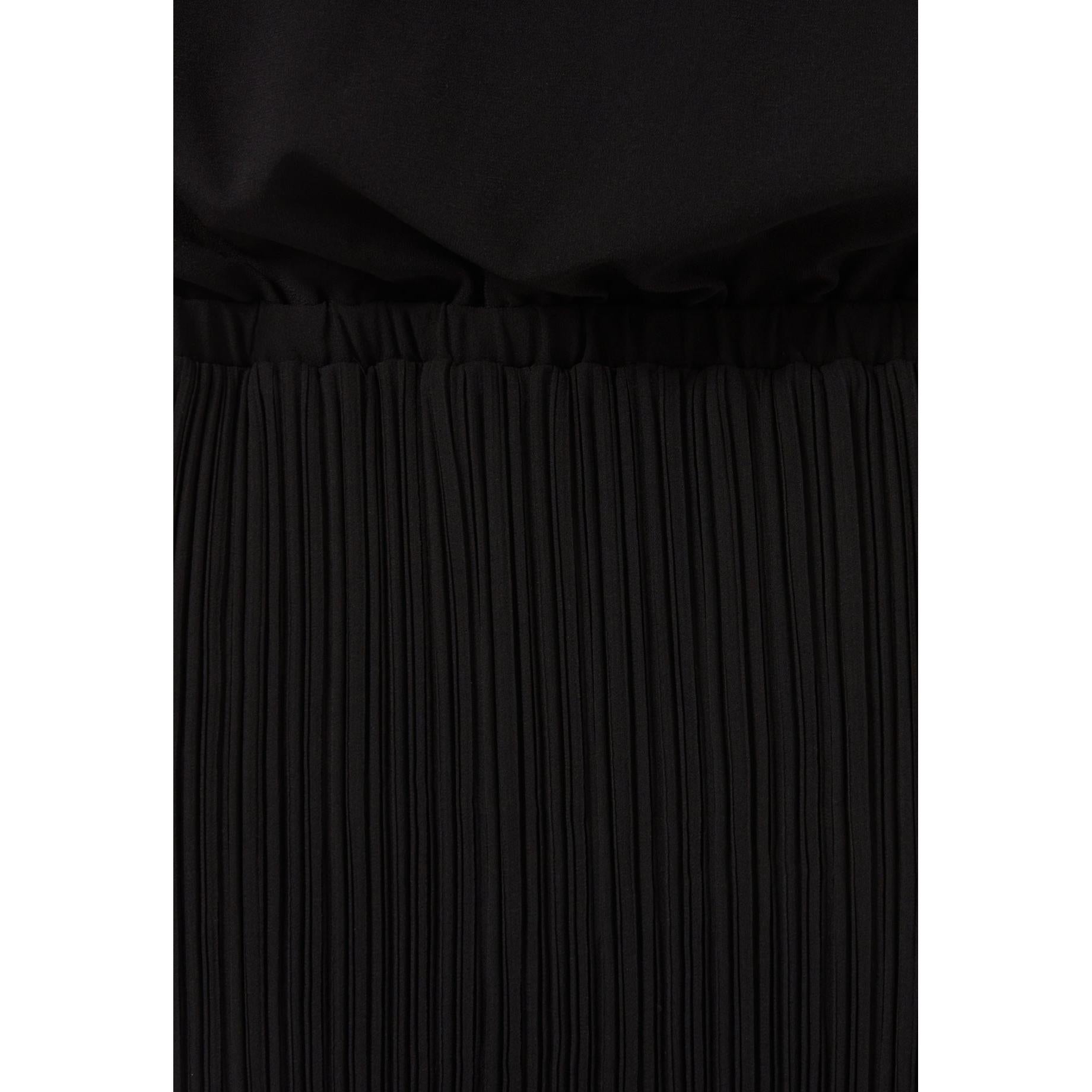 Claudie Pierlot - Robe 7/8Ème Col Rond Élastiquée