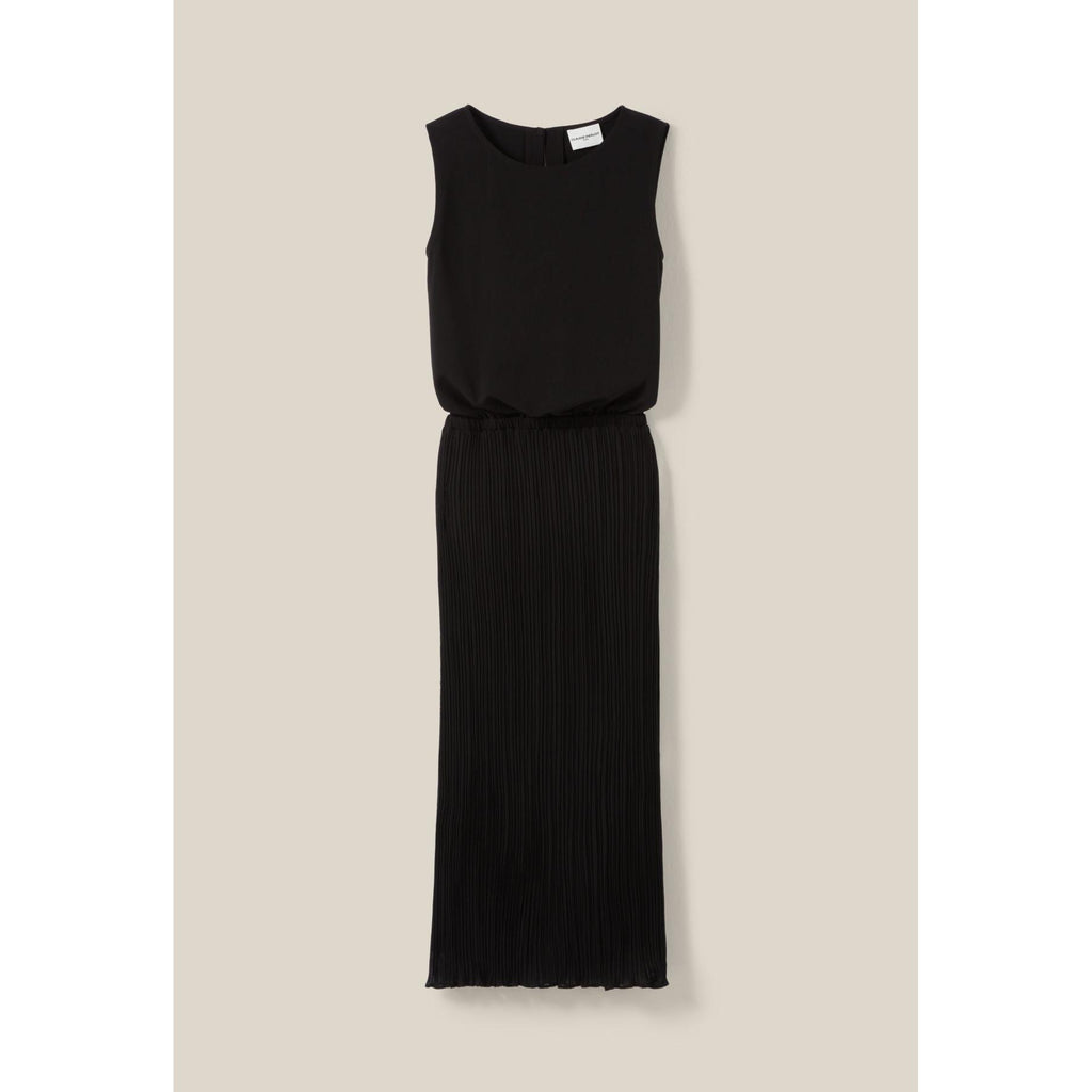 Robe 7/8Ème Col Rond Élastiquée