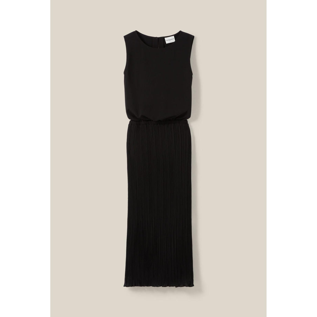 Claudie Pierlot - Robe 7/8Ème Col Rond Élastiquée