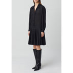 Robe Bi-Matière Rayures