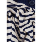 Robe Marinière Maille Col Montant