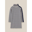 High Collar Knitted Sailor Dress
