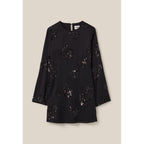 Claudie Pierlot - Robe Courte Noire Sequins Brodés