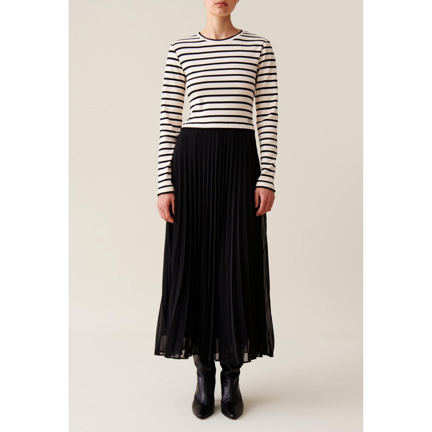 Claudie Pierlot - Robe Twist Marinière