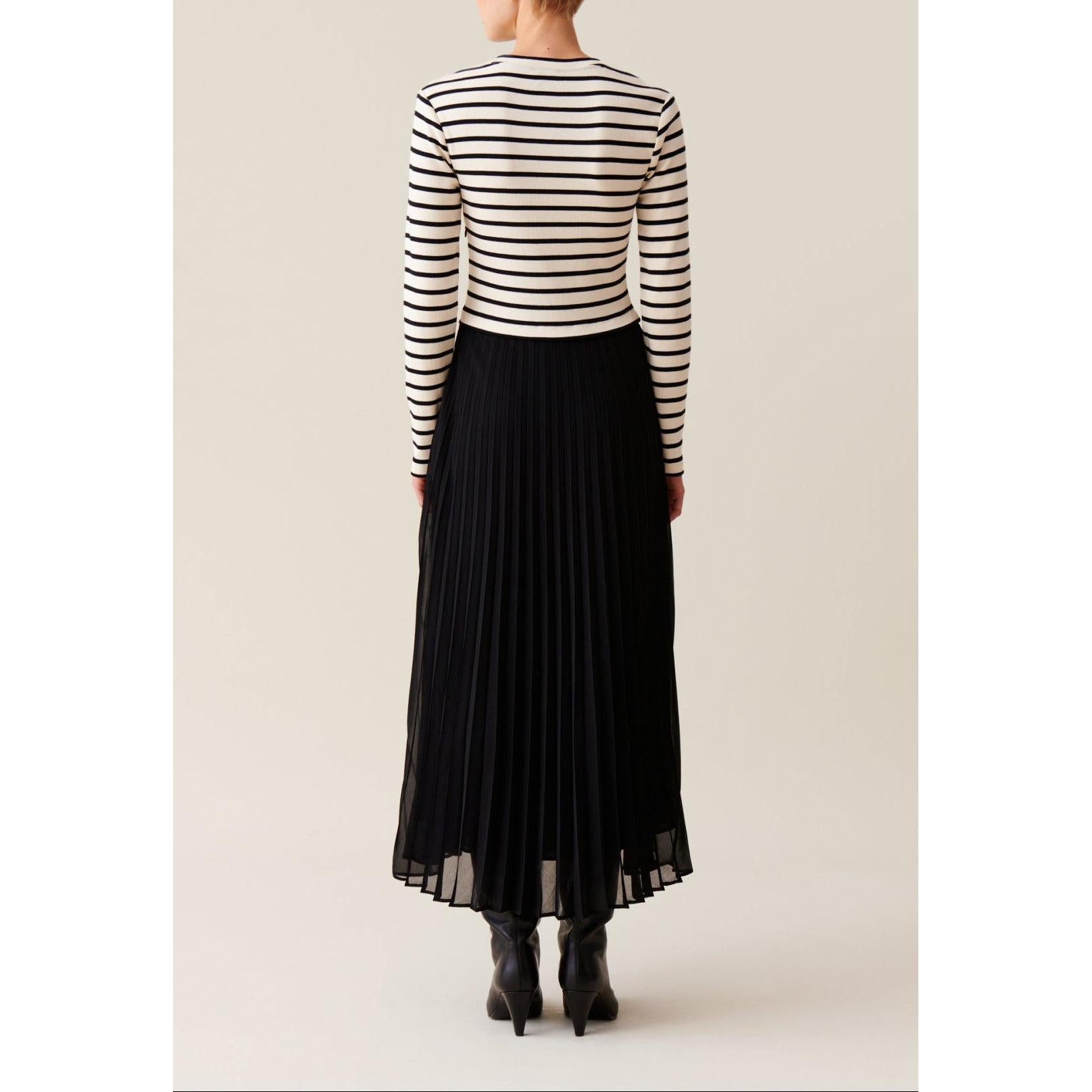 Claudie Pierlot - Robe Twist Marinière