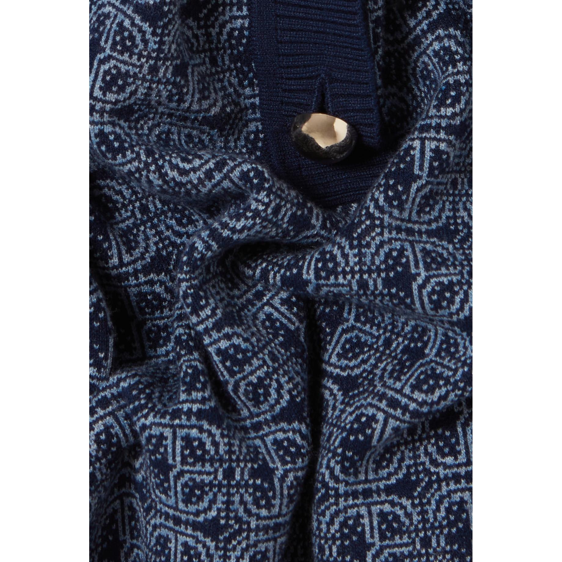 Navy Monogram Short Dress