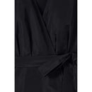 Robe Courte Manches Ballons Noire