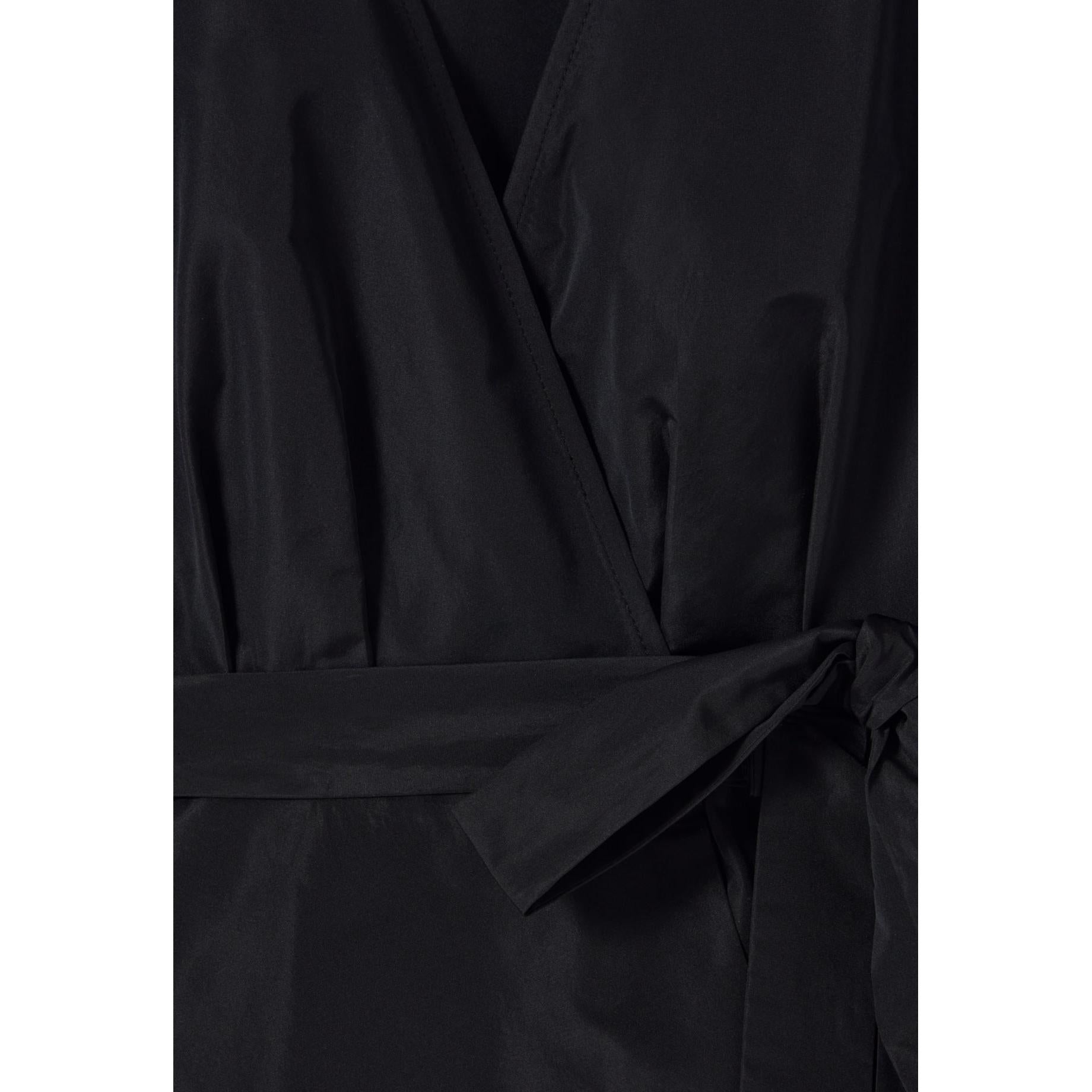 Claudie Pierlot - Vestido corto negro con mangas globo