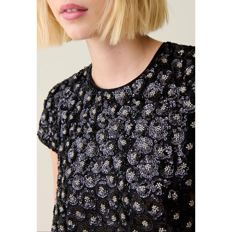 Robe Courte Babydoll Brodée