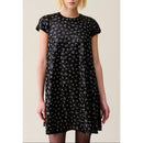 Vestido babydoll corto bordado