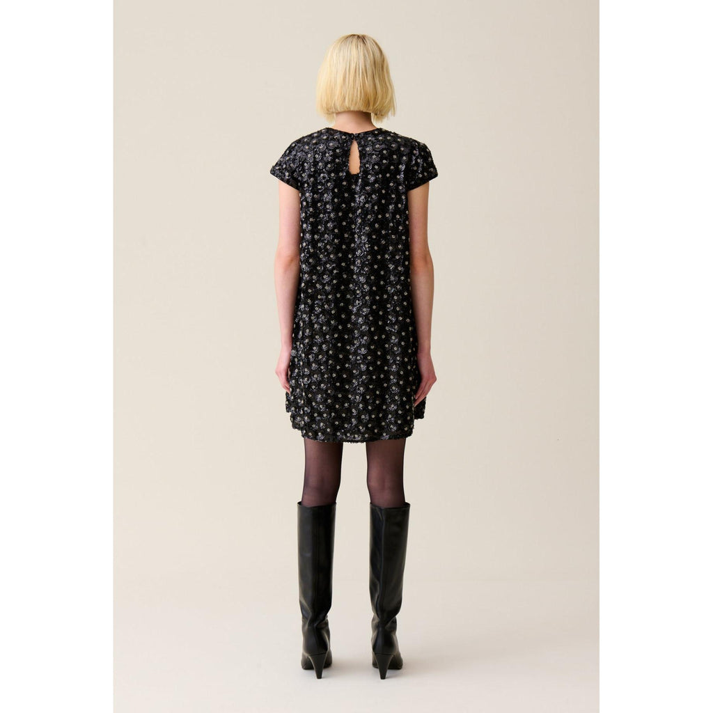 Robe Courte Babydoll Brodée