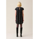 Vestido babydoll corto bordado