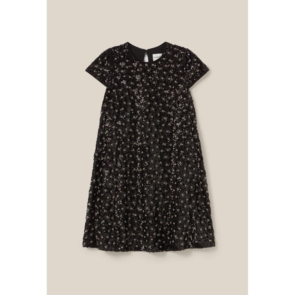 Vestido babydoll corto bordado