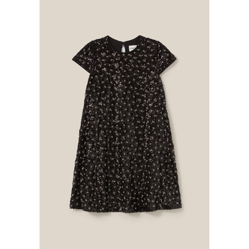 Vestido babydoll corto bordado