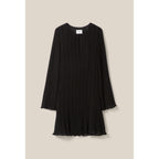 Claudie Pierlot - Short Pleated Dress with Long Sleeves