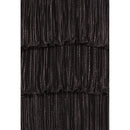 Vestido Corto Plateado Con Volantes