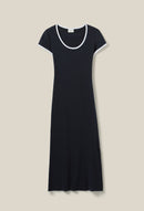 Vestido de Punto - Talalauni - Azul Marino