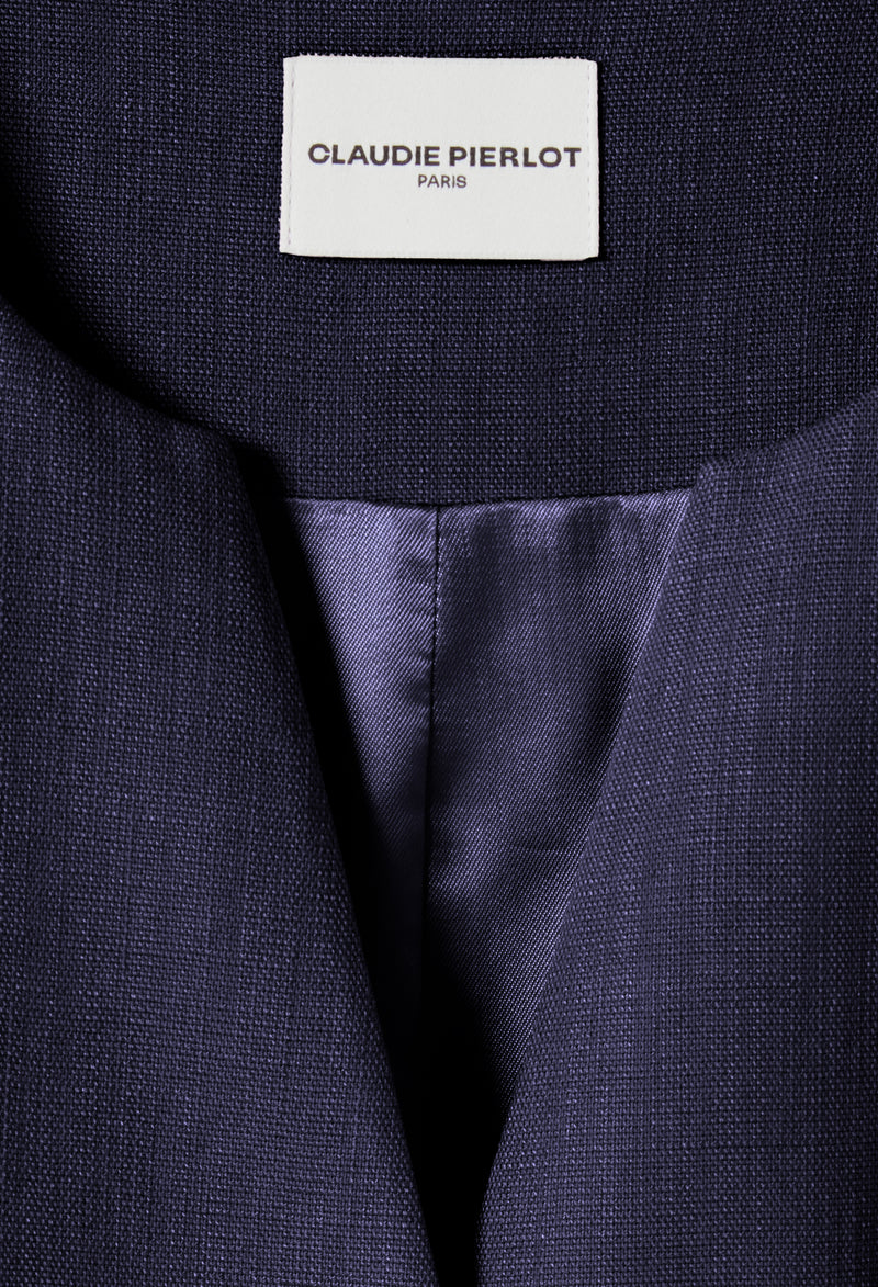 Claudie Pierlot - Robe C&T - Risla - Marine