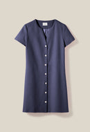 Claudie Pierlot - Vestido C&T - Risla - Azul marino