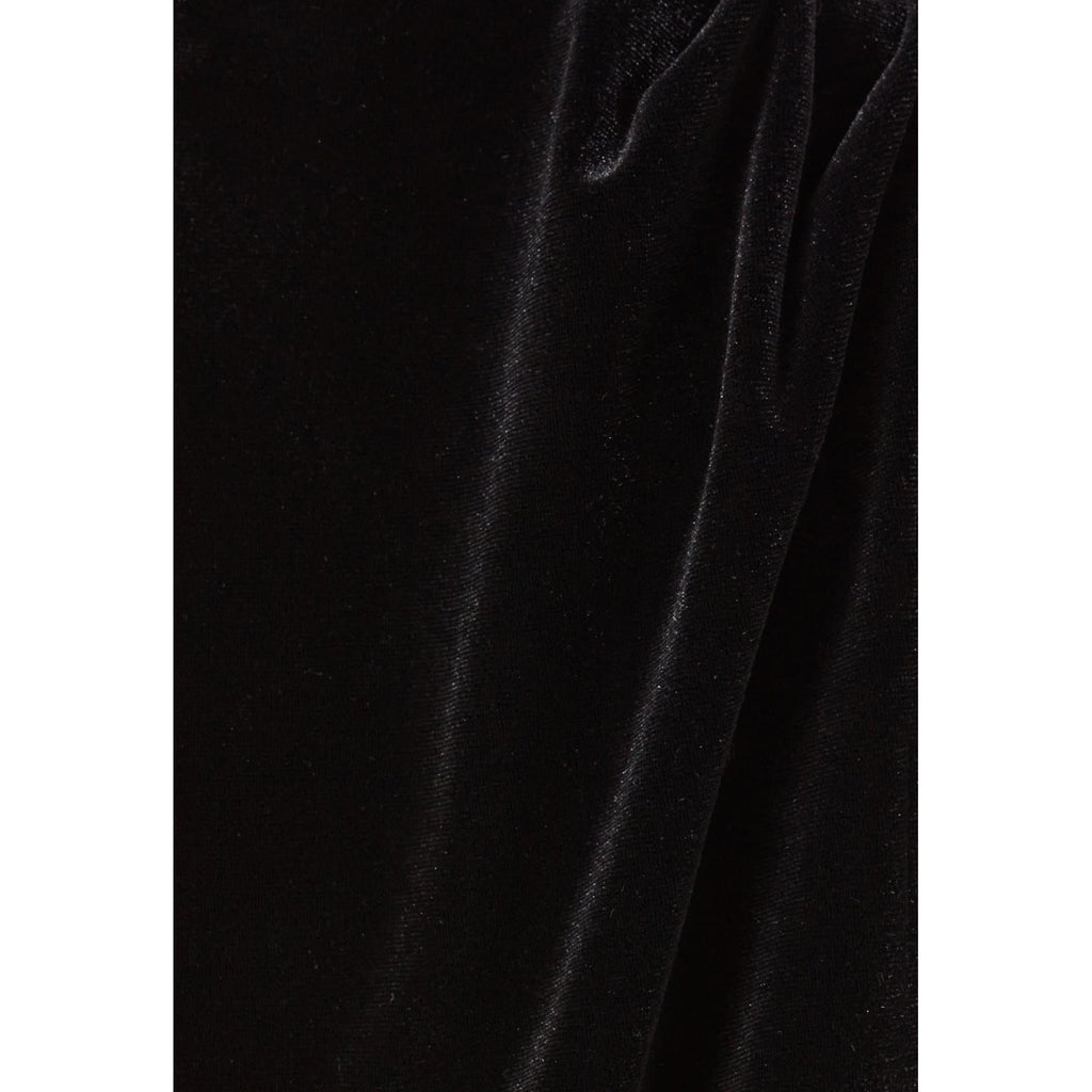Claudie Pierlot - Short Fitted Black Velvet Dress