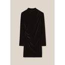 Claudie Pierlot - Robe Courte Cintrée Velours Noir