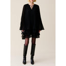 Claudie Pierlot - Robe Courte Noire Volantée