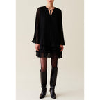 Claudie Pierlot - Robe Courte Noire Volantée