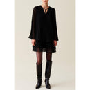 Claudie Pierlot - Robe Courte Noire Volantée