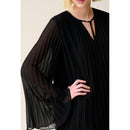 Robe Courte Noire Volantée