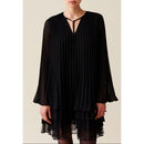 Robe Courte Noire Volantée