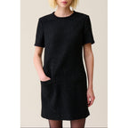 Short Black Tweed Dress