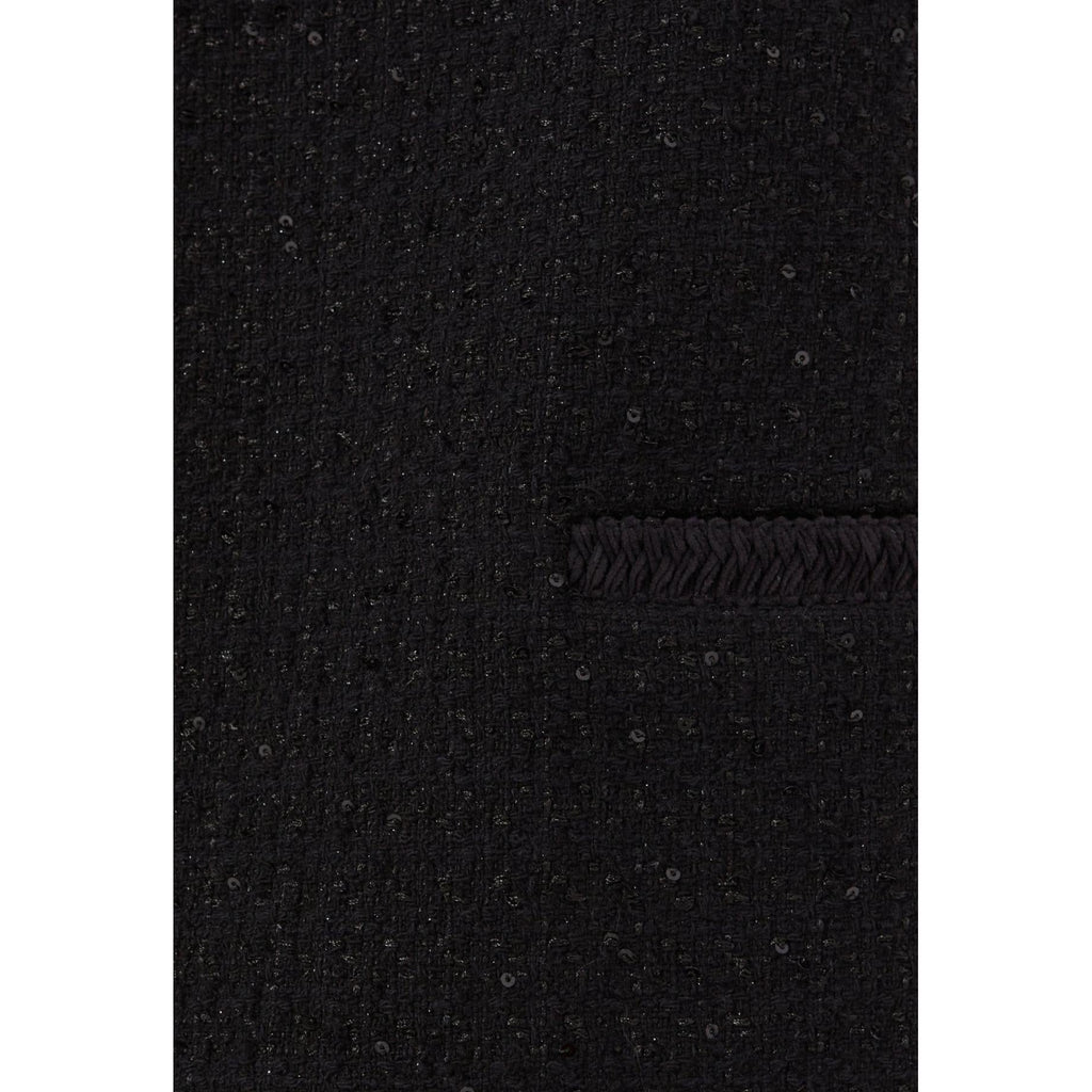 Short Black Tweed Dress