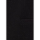 Vestido Corto De Tweed Negro