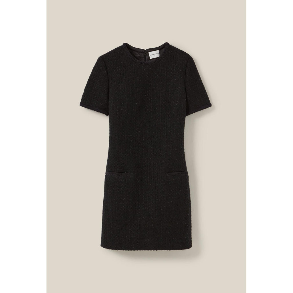 Short Black Tweed Dress