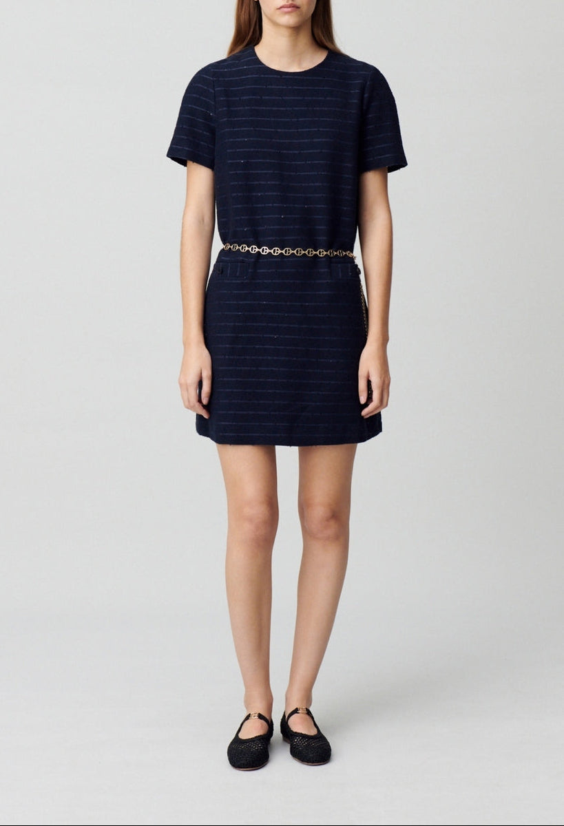 Vestido Raulierayee Azul Marino