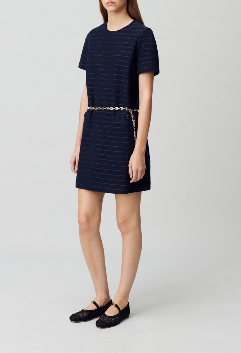 Vestido Raulierayee Azul Marino