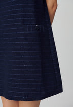 Vestido Raulierayee Azul Marino