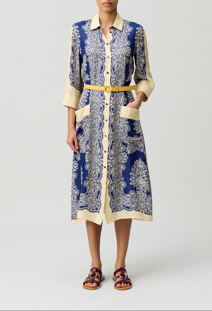 Robe Ravinbandana Print Fonce