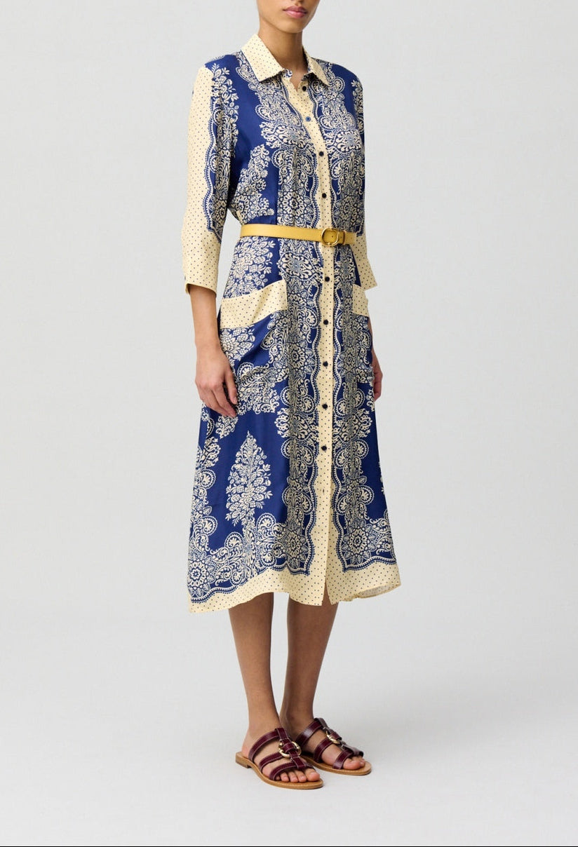 Robe Ravinbandana Print Fonce