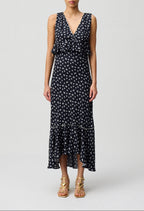 Robe Rusminpetitesfleurs Print Fonce