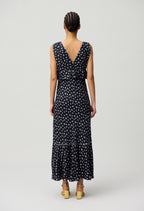 Robe Rusminpetitesfleurs Print Fonce