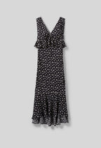 Robe Rusminpetitesfleurs Print Fonce