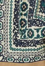 Vestido Rombifoulard estampado oscuro
