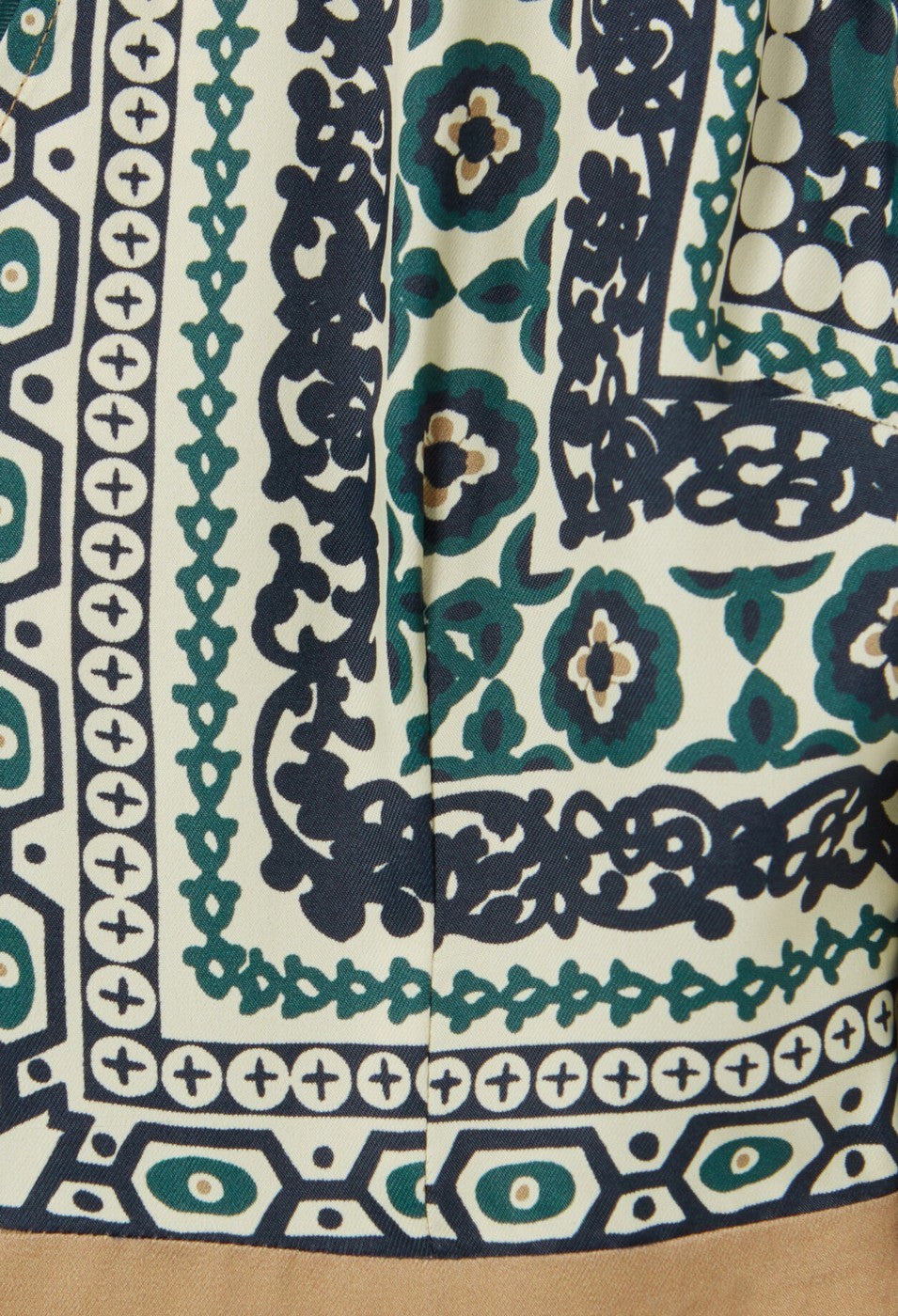Vestido Rombifoulard estampado oscuro
